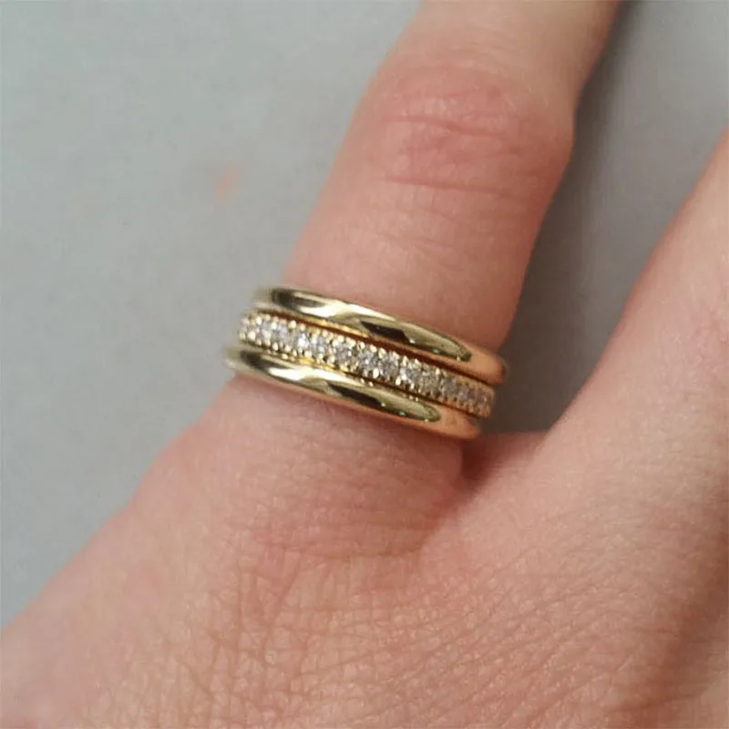 2024 NEW Fashion Wedding Ring For Women Micro Paved Cubiz Zircon Finger Rings Female Engagement Jewelry Accessories 2024 NEW Fashion Wedding Ring For Women Micro Paved Cubiz Zircon Finger Rings Female Engagement Jewelry Accessories