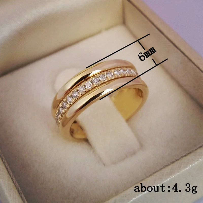 2024 NEW Fashion Wedding Ring For Women Micro Paved Cubiz Zircon Finger Rings Female Engagement Jewelry Accessories 2024 NEW Fashion Wedding Ring For Women Micro Paved Cubiz Zircon Finger Rings Female Engagement Jewelry Accessories
