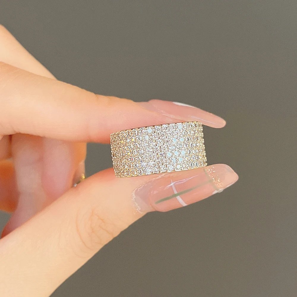 Paved CZ High Quality Silver Color Female Ring Simple Design Bling Bride Wedding Earrings Fancy Party Jewelry for Women Paved CZ High Quality Silver Color Female Ring Simple Design Bling Bride Wedding Earrings Fancy Party Jewelry for Women