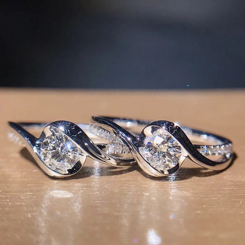 Exquisite Silver Color Ring with White Cubic Zirconia Fashion Versatile Accessories for Women High Quality New Jewelry Exquisite Silver Color Ring with White Cubic Zirconia Fashion Versatile Accessories for Women High Quality New Jewelry