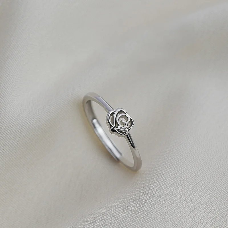 Luxury Zircon Flower Opening Rings for Women Cubic Zirconia Rose Cherry Blossom Tulip Adjustable Finger Ring Wedding Jewelry Luxury Zircon Flower Opening Rings for Women Cubic Zirconia Rose Cherry Blossom Tulip Adjustable Finger Ring Wedding Jewelry