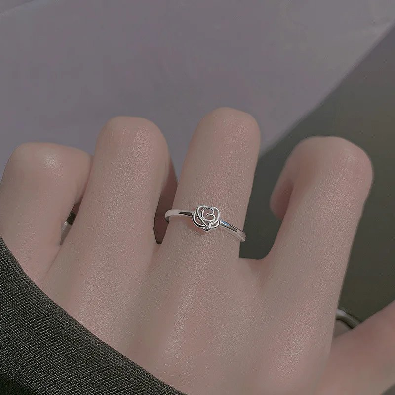 Luxury Zircon Flower Opening Rings for Women Cubic Zirconia Rose Cherry Blossom Tulip Adjustable Finger Ring Wedding Jewelry Luxury Zircon Flower Opening Rings for Women Cubic Zirconia Rose Cherry Blossom Tulip Adjustable Finger Ring Wedding Jewelry