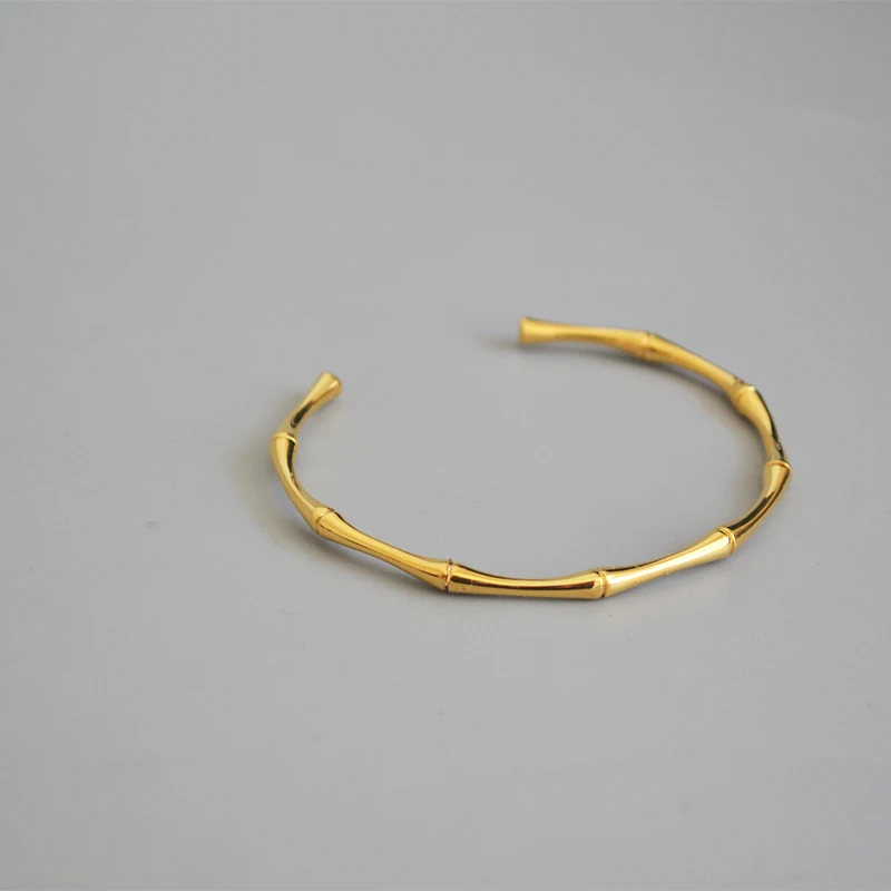 Stainless Steel Gold Color Bamboo Joint Bangles 2023 Trend Bracelet For Women Men Romantic Party Gift Fashion Jewelry Stainless Steel Gold Color Bamboo Joint Bangles 2023 Trend Bracelet For Women Men Romantic Party Gift Fashion Jewelry