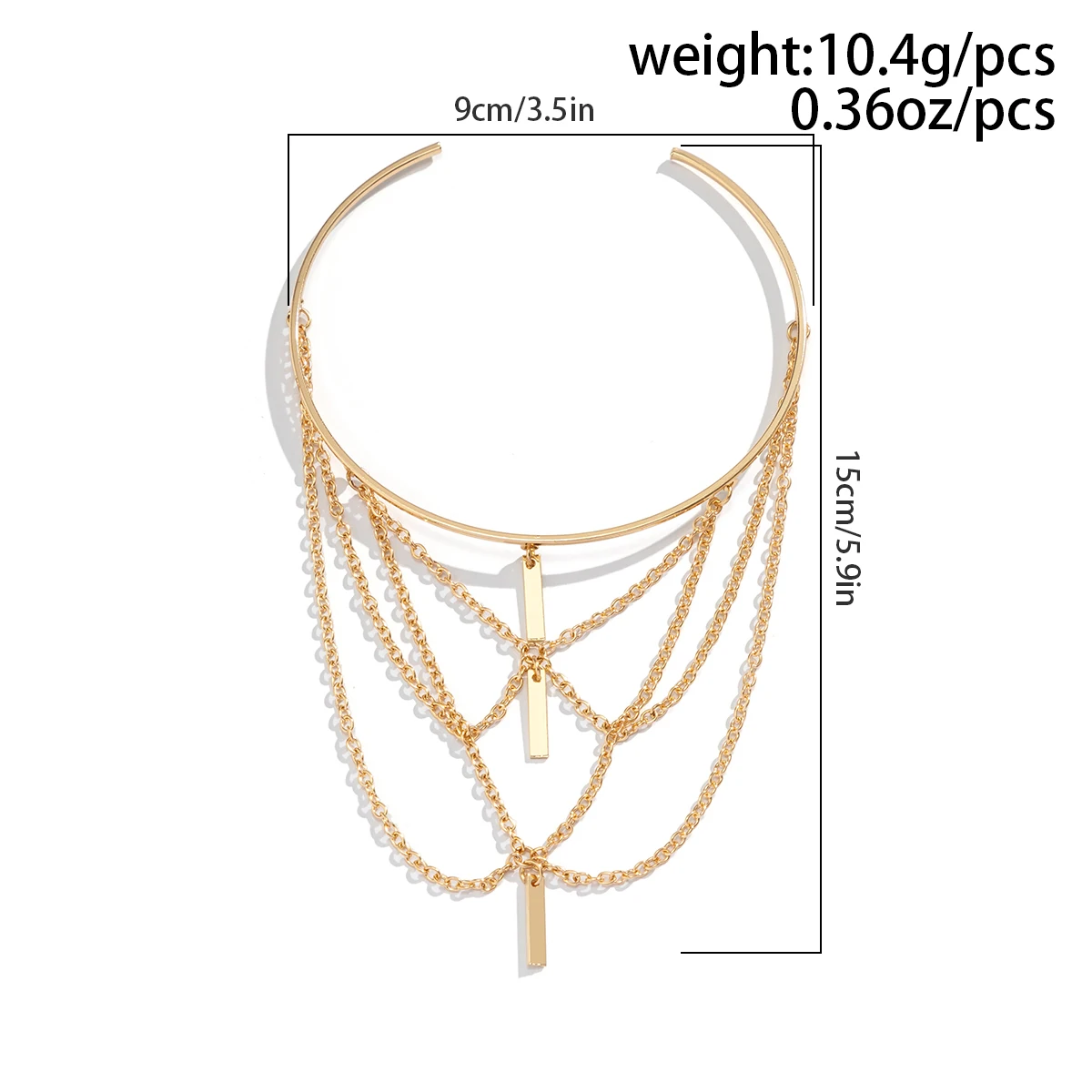 Gold Color Open Upper Arm Bracelet Women's Jewelry Rectangle Stick Charm Tassel Arm Bangle Party Summer Accessories New Gold Color Open Upper Arm Bracelet Women's Jewelry Rectangle Stick Charm Tassel Arm Bangle Party Summer Accessories New