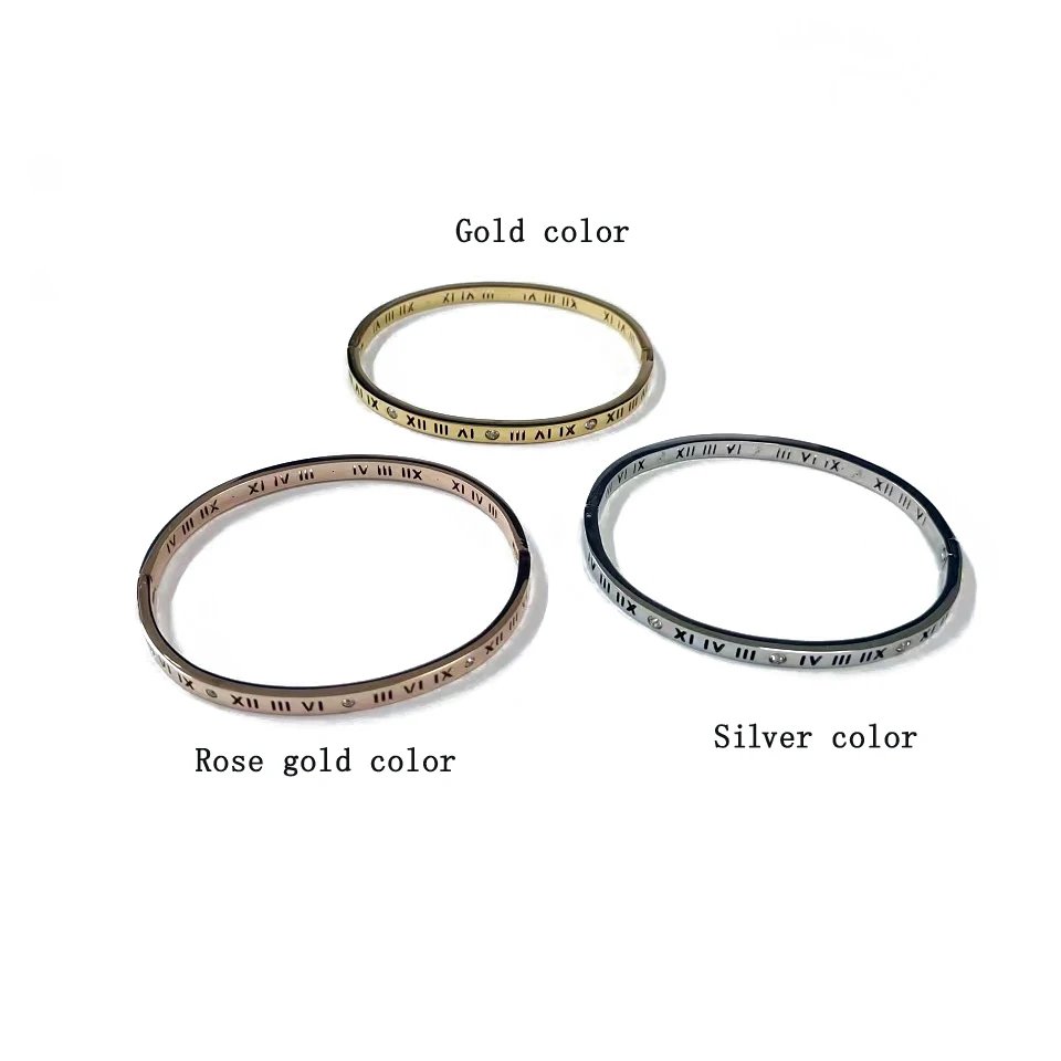 2024 New Hot Selling Stainless Steel Bracelets For Women Open Cuban Chain Charm Zircon Bangle Fashion Trend Hand Jewelry