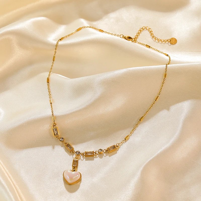 316L Stainless Steel Gold Color Hollow Ball Beads Pendant Necklace For Women Non-fading Choker Jewelry Girls Gifts Party