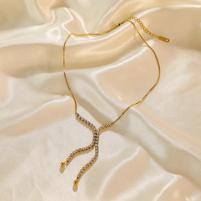 316L Stainless Steel Gold Color Hollow Ball Beads Pendant Necklace For Women Non-fading Choker Jewelry Girls Gifts Party