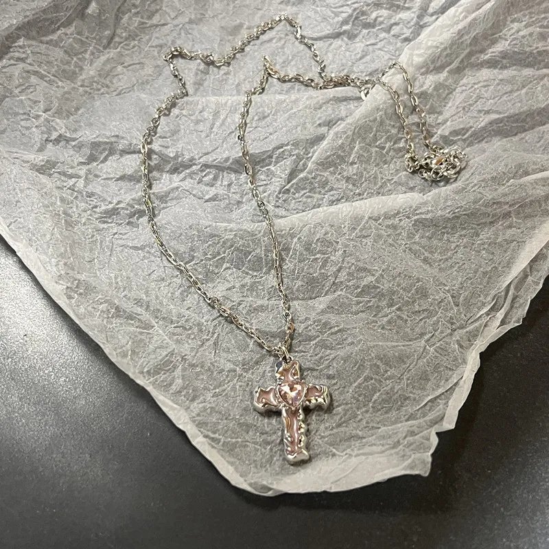 Vintage Fashion Leather rope Star Pendant Necklace For Women Men Antique Silver Color Jewelry Accessories Y2k Aesthetic