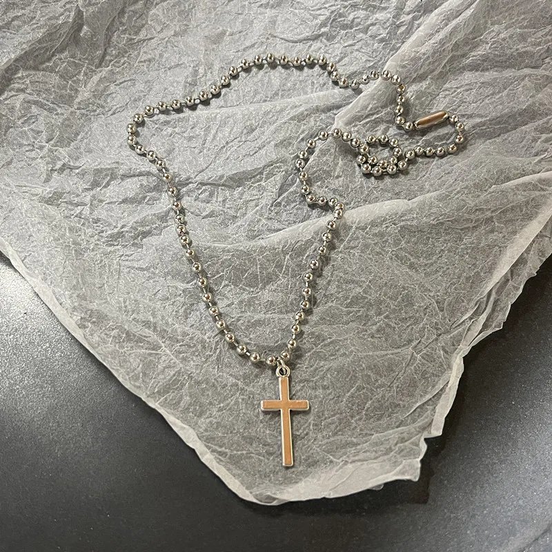 Vintage Fashion Leather rope Star Pendant Necklace For Women Men Antique Silver Color Jewelry Accessories Y2k Aesthetic