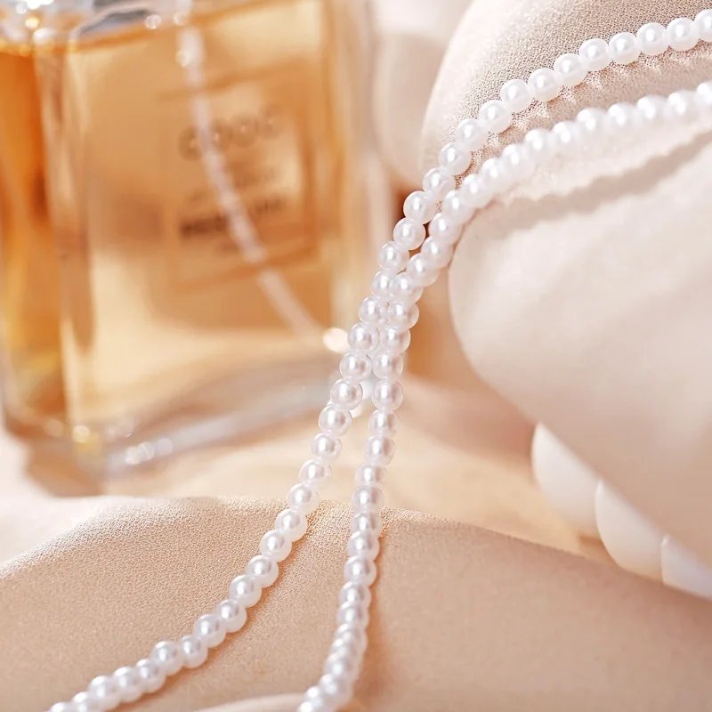 Vintage Style Simple 6MM Pearl Chain Choker Necklace For Women Wedding Love Shell Pendant Necklace Fashion Jewelry Wholesale Vintage Style Simple 6MM Pearl Chain Choker Necklace For Women Wedding Love Shell Pendant Necklace Fashion Jewelry Wholesale