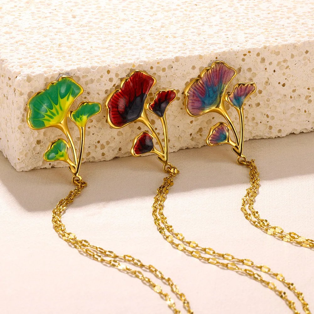 Stainless Steel Love Heart Necklace For Women 2023 New Trendy Lip Chain Simple Pendant Necklace Jewelry free shipping