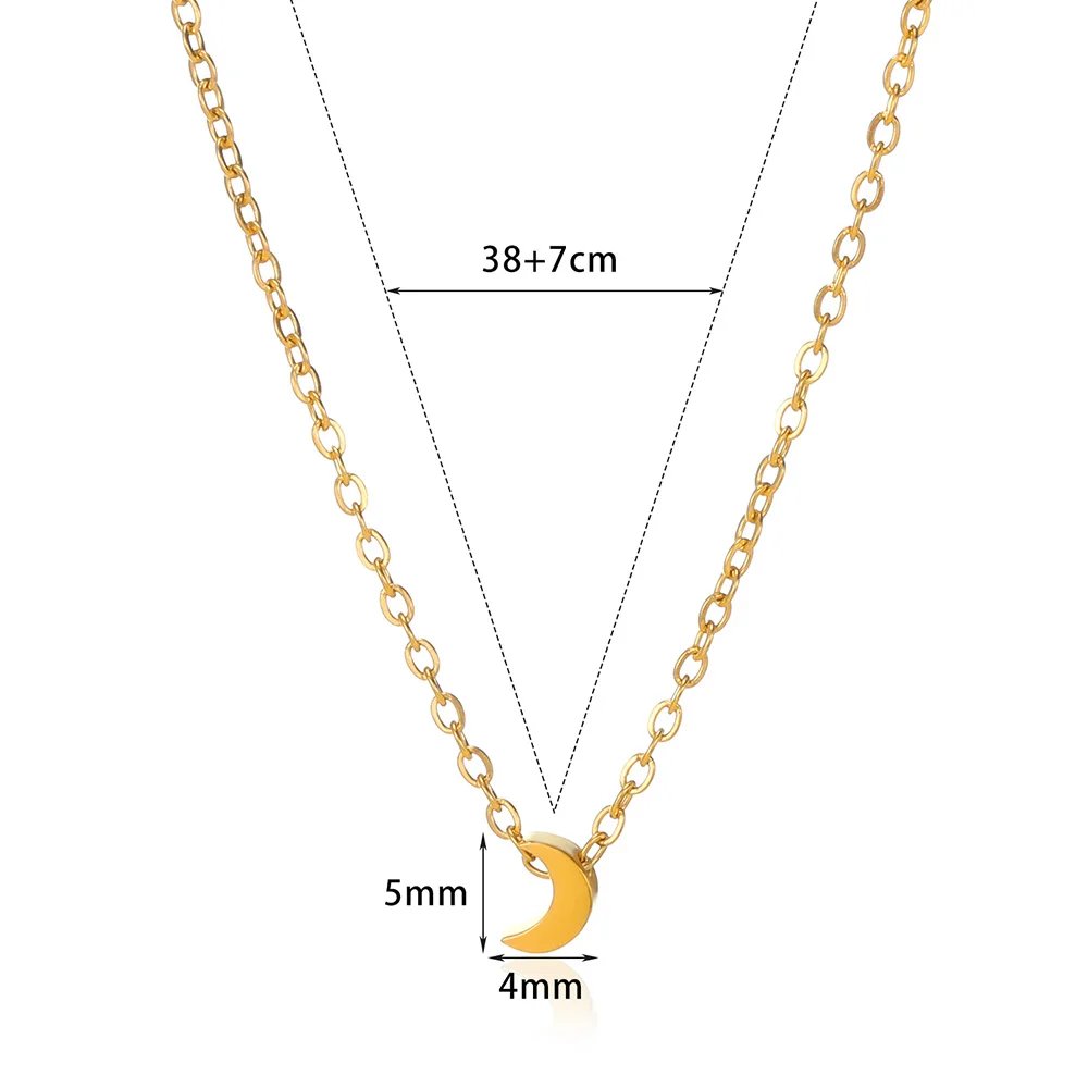 Stainless Steel Love Heart Necklace For Women 2023 New Trendy Lip Chain Simple Pendant Necklace Jewelry free shipping