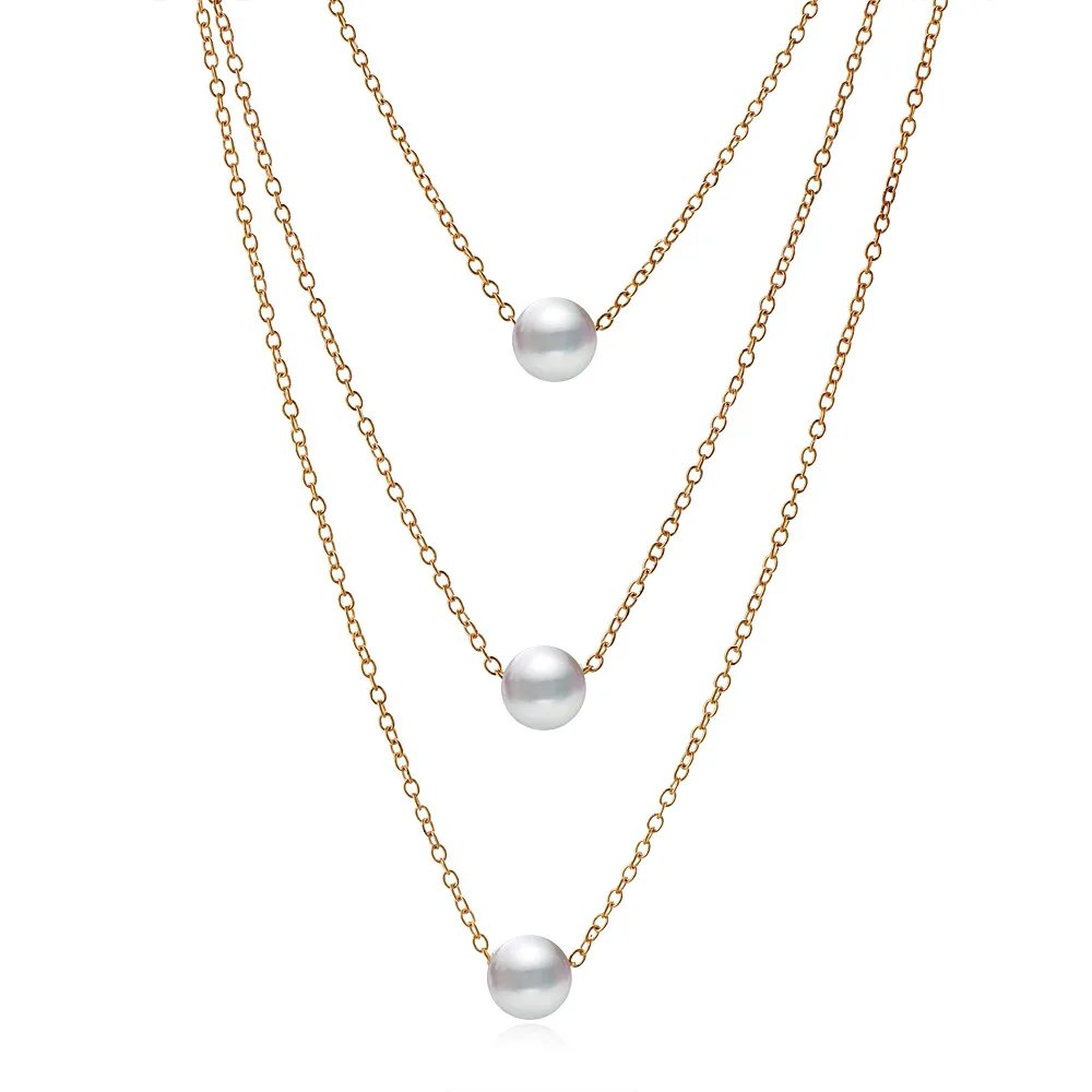 New Double Layer Necklace For Women Imitation Pearl Crystal Heart Pendant Chokers Necklaces Girls Gift Bohemia Cheap Jewelry New Double Layer Necklace For Women Imitation Pearl Crystal Heart Pendant Chokers Necklaces Girls Gift Bohemia Cheap Jewelry