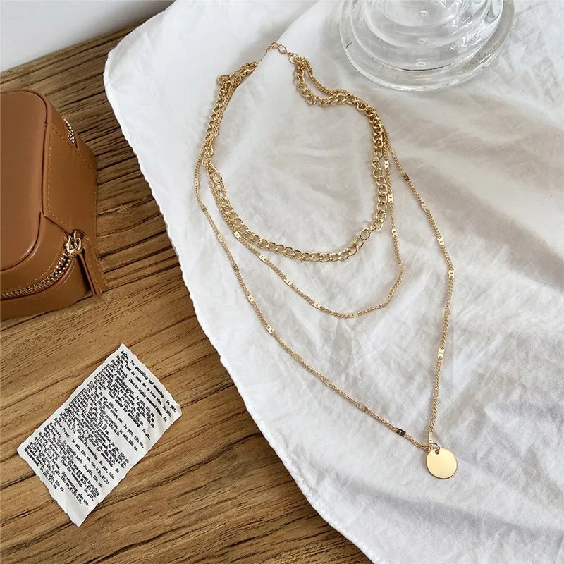 Vintage Necklace on Neck Chain Women's Jewelry Layered Accessories for Girls Clothing Aesthetic Gifts Fashion Pendant 2022