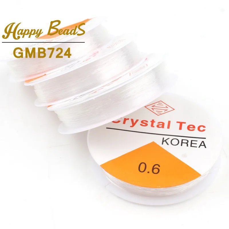 1Roll Transparent Elastic Crystal Line Beading Cord String Wire Thread For Jewelry Making DIY Necklace Bracelet Accessories