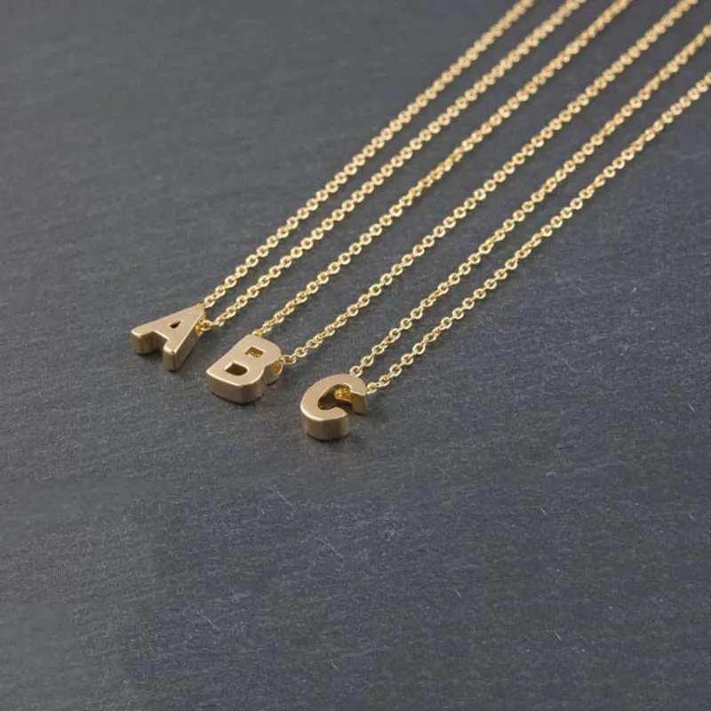 Necklaces for Women Chain Initial Charms Necklace Pendant Metal Letters for Jewelry Cut Letters Single Name Necklaces Necklaces for Women Chain Initial Charms Necklace Pendant Metal Letters for Jewelry Cut Letters Single Name Necklaces