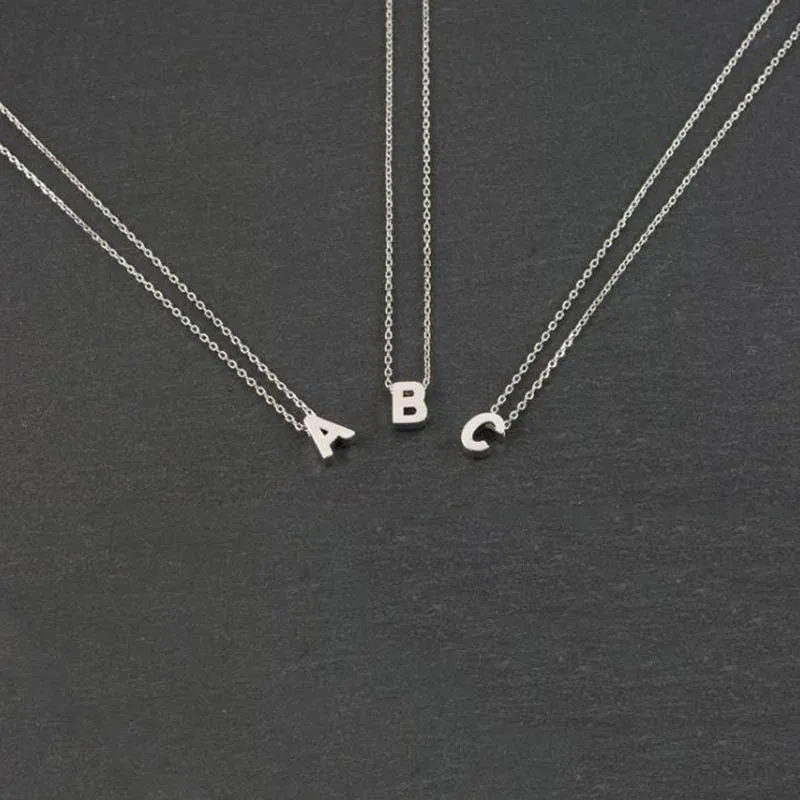 Necklaces for Women Chain Initial Charms Necklace Pendant Metal Letters for Jewelry Cut Letters Single Name Necklaces Necklaces for Women Chain Initial Charms Necklace Pendant Metal Letters for Jewelry Cut Letters Single Name Necklaces