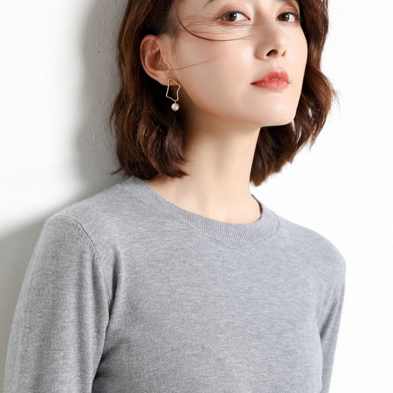 Women Sweater O-neck Autumn Winter Basic Pullover Warm Casual Pulls Jumpers Korean Fashion Spring Knitwear Bottoming Shirt 2023