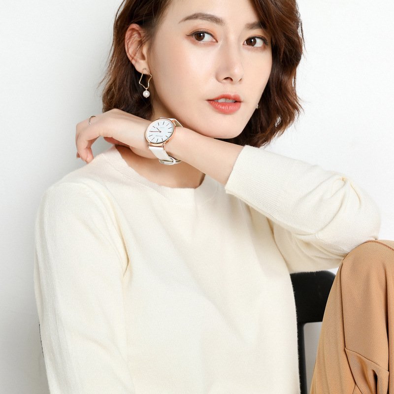 Women Sweater O-neck Autumn Winter Basic Pullover Warm Casual Pulls Jumpers Korean Fashion Spring Knitwear Bottoming Shirt 2023