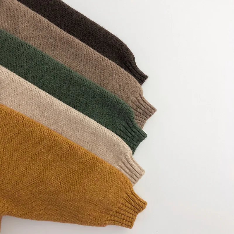 Kids Clothes Sweaters Cartoon Boys Knitwear Korean Style Children Pullover Outwear