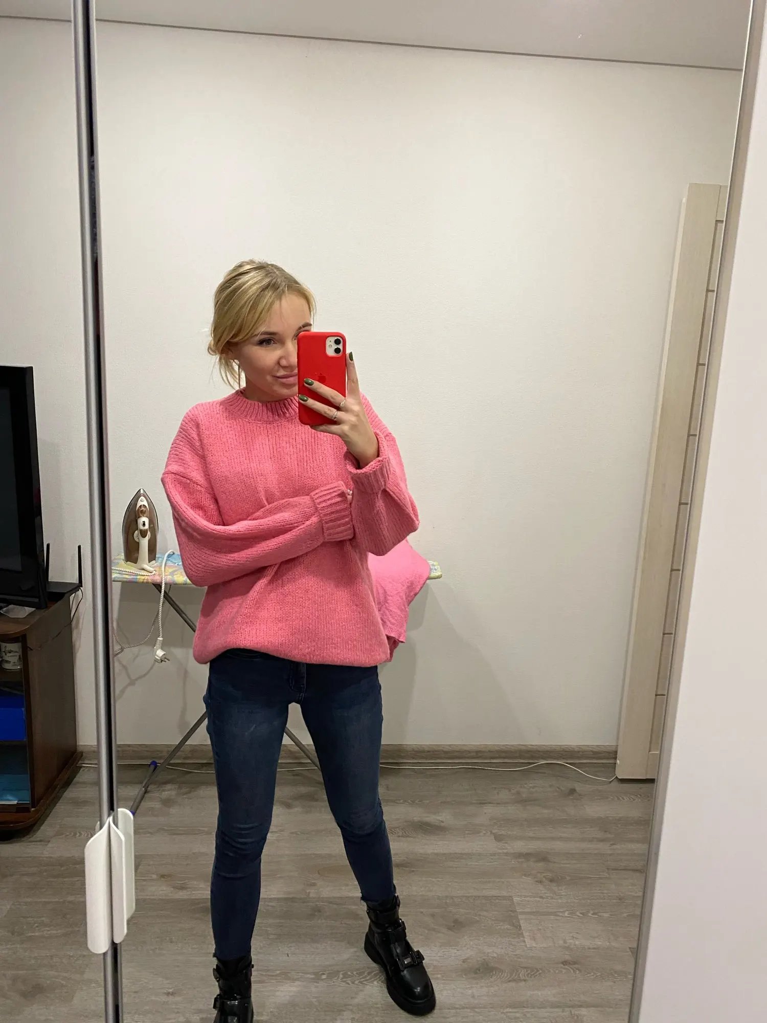 10 Colors Pink Women Sweater Womens Winter Sweaters Pullover Female Knitting Overszie Long Sleeve Loose Knitted Outerwear White