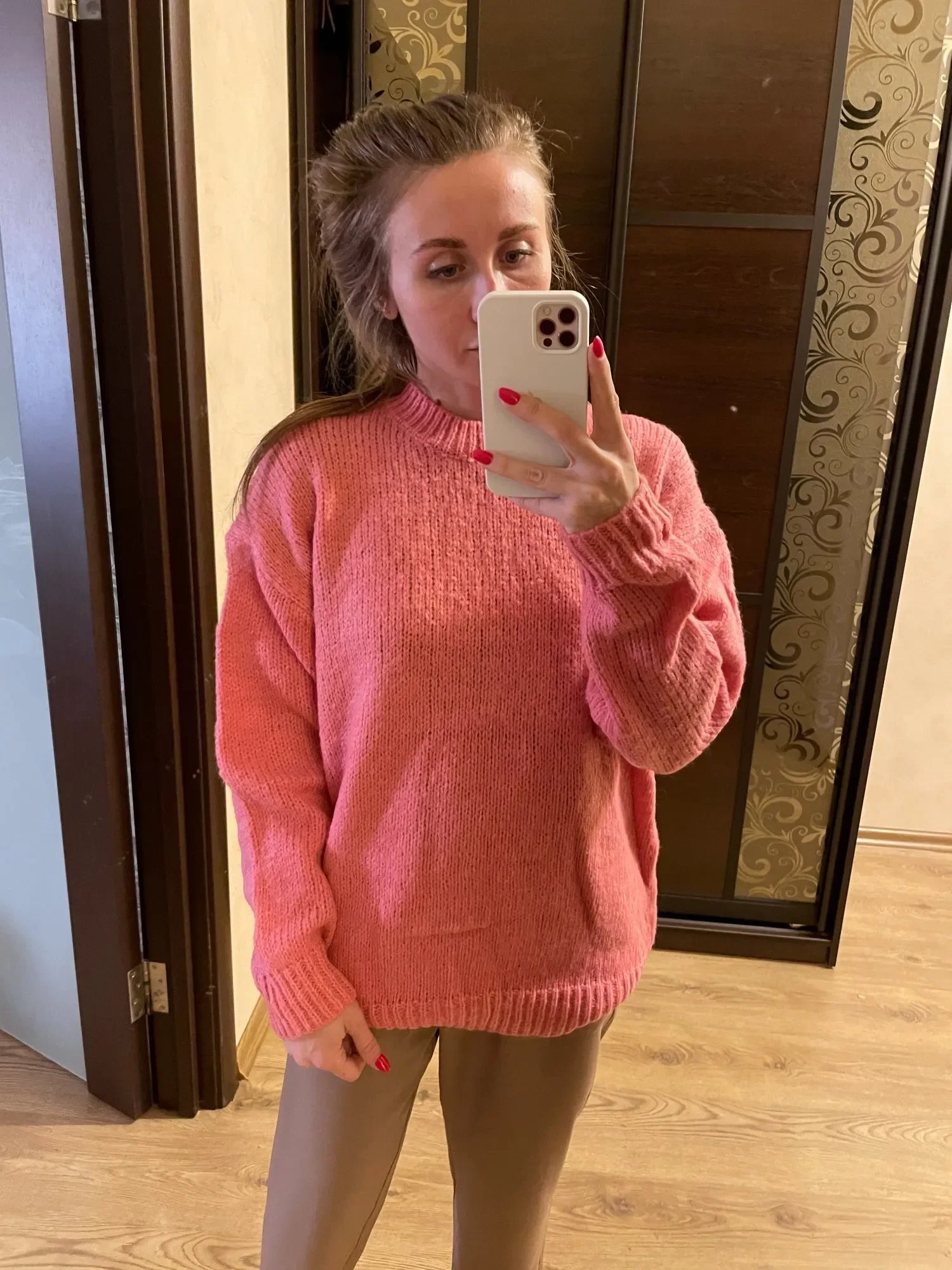 10 Colors Pink Women Sweater Womens Winter Sweaters Pullover Female Knitting Overszie Long Sleeve Loose Knitted Outerwear White
