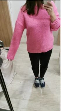 10 Colors Pink Women Sweater Womens Winter Sweaters Pullover Female Knitting Overszie Long Sleeve Loose Knitted Outerwear White