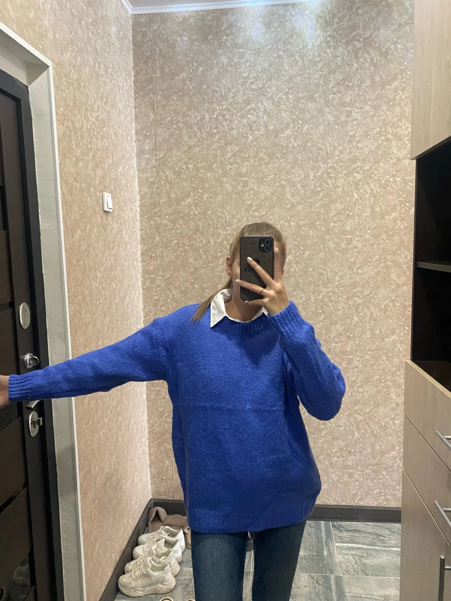 10 Colors Pink Women Sweater Womens Winter Sweaters Pullover Female Knitting Overszie Long Sleeve Loose Knitted Outerwear White