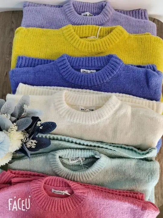 10 Colors Pink Women Sweater Womens Winter Sweaters Pullover Female Knitting Overszie Long Sleeve Loose Knitted Outerwear White
