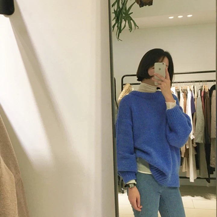 10 Colors Pink Women Sweater Womens Winter Sweaters Pullover Female Knitting Overszie Long Sleeve Loose Knitted Outerwear White