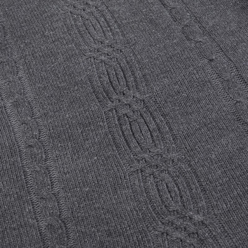 Autumn Winter Men's Warm Sweater Long Sleeve Turtleneck Sweater Retro Knitted Sweater Pullover Sweater