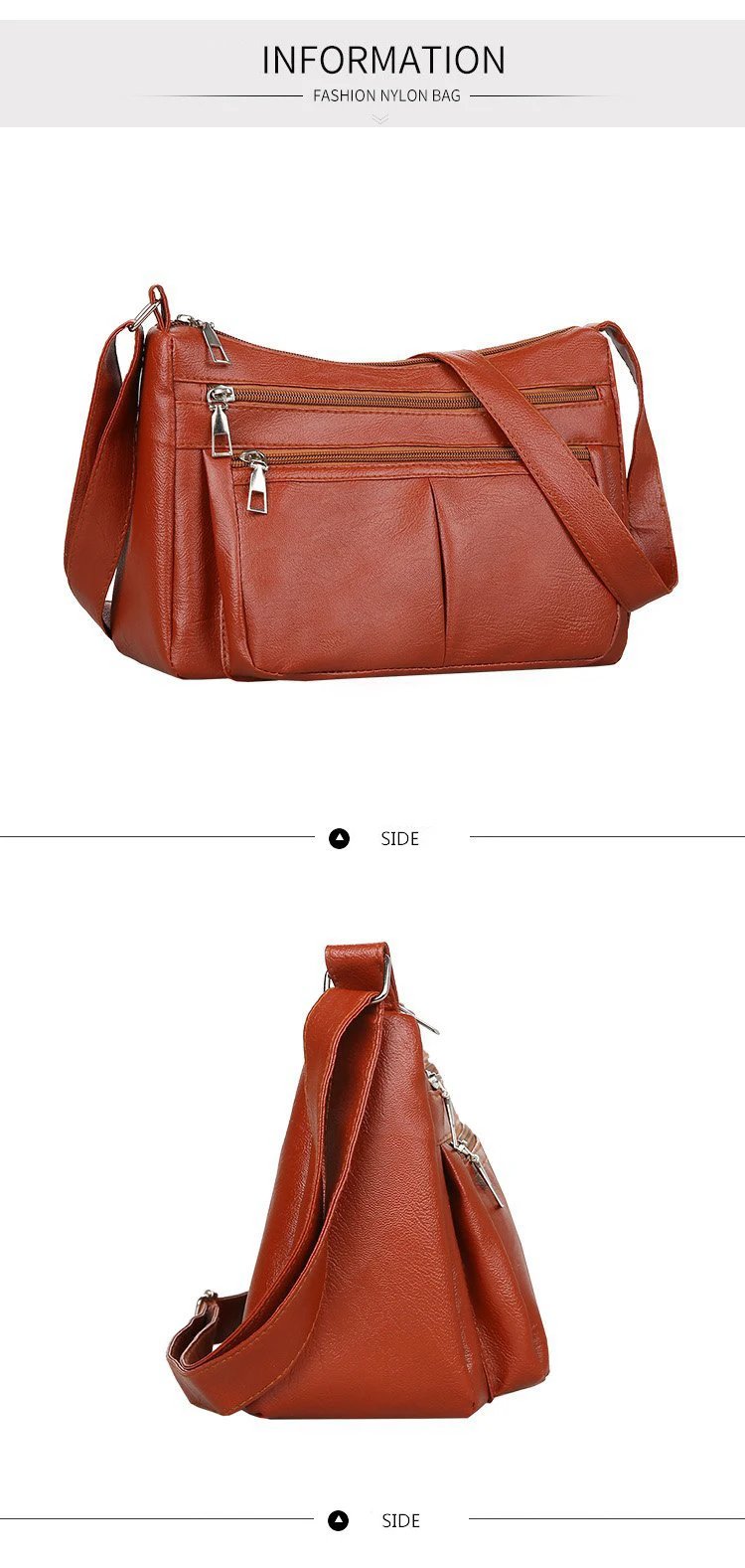 Women's Bag 2023 Trend Korean Handbags Designer Luxury Brand Ladies Shoulder Bags Soft Leather Fashion Versatile Crossbody Bag