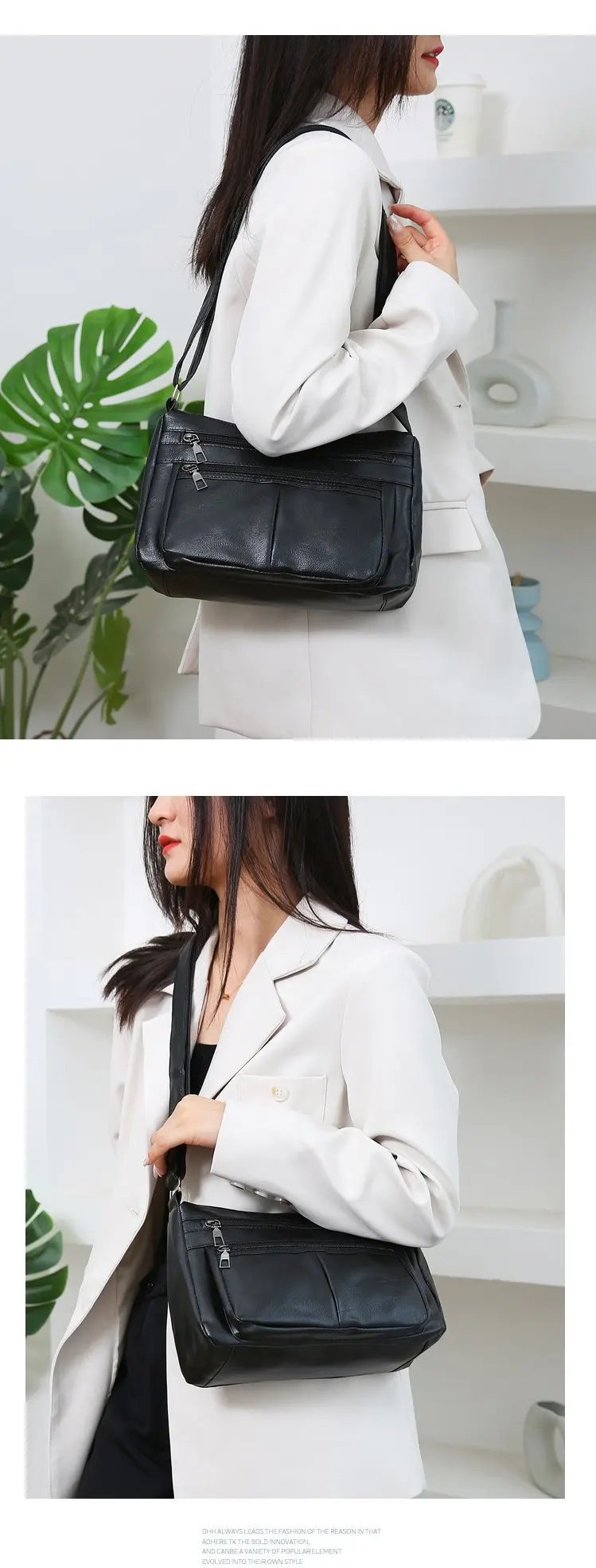 Women's Bag 2023 Trend Korean Handbags Designer Luxury Brand Ladies Shoulder Bags Soft Leather Fashion Versatile Crossbody Bag