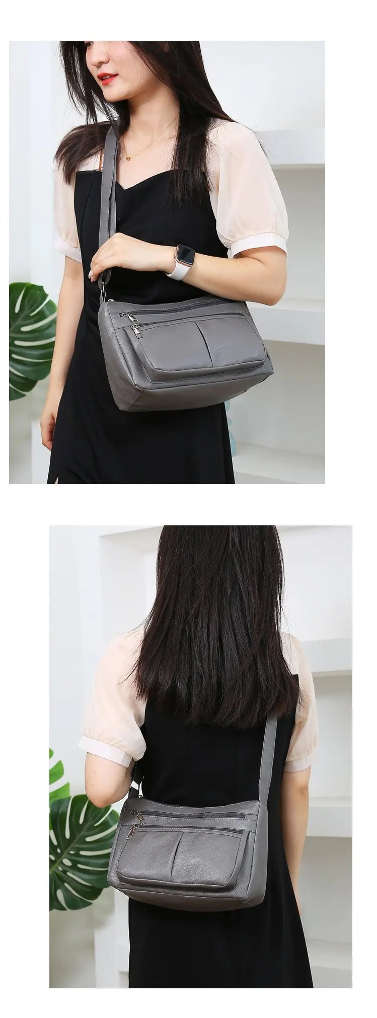 Women's Bag 2023 Trend Korean Handbags Designer Luxury Brand Ladies Shoulder Bags Soft Leather Fashion Versatile Crossbody Bag