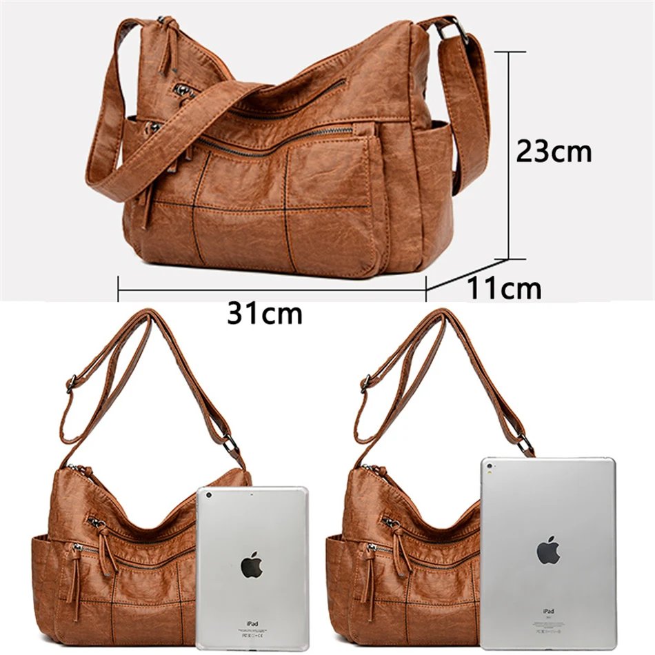 Soft Leather Shoulder Crossbody Bags for Women 2023 New Luxury Handbags Women Bags Designer Messenger Bag Purses and Handbags