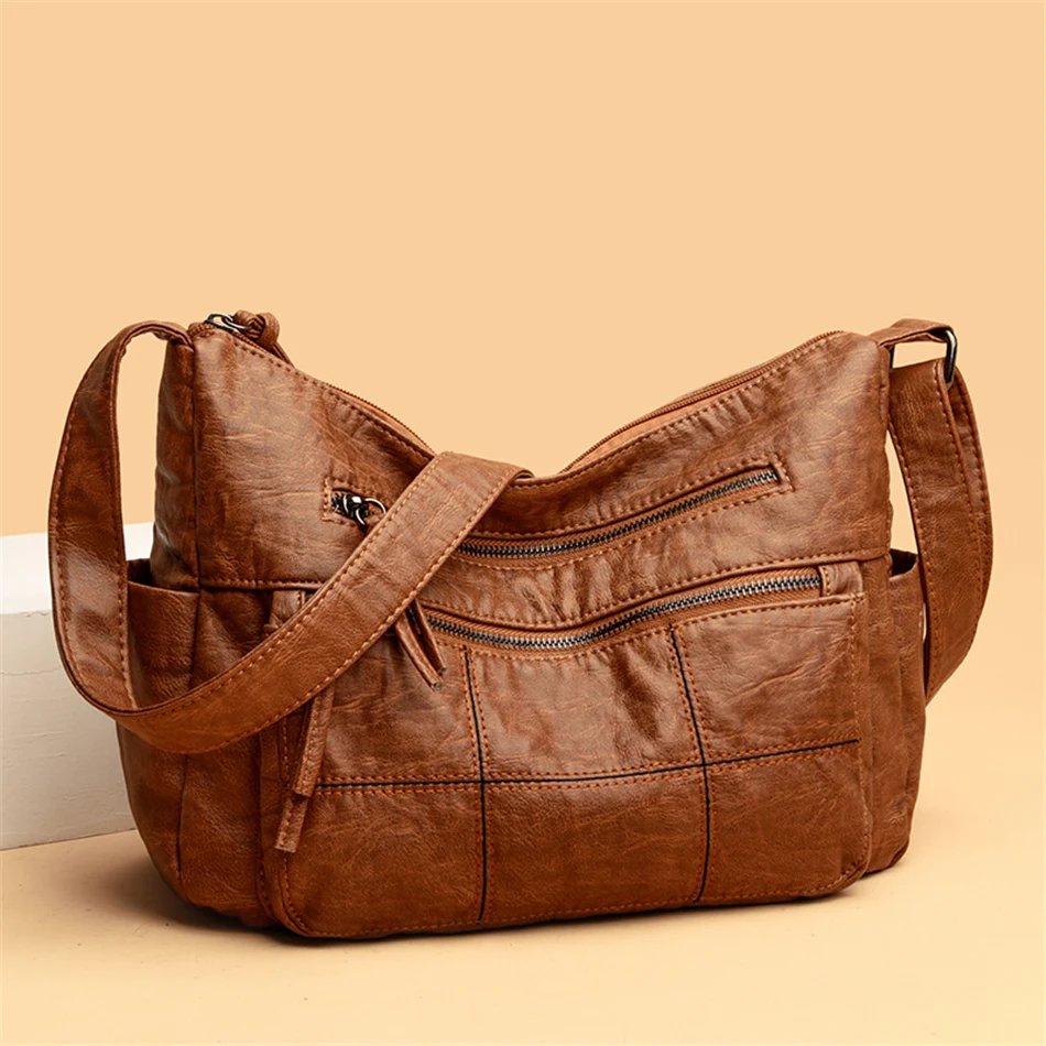 Soft Leather Shoulder Crossbody Bags for Women 2023 New Luxury Handbags Women Bags Designer Messenger Bag Purses and Handbags