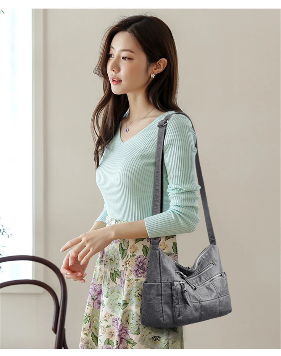 Soft Leather Shoulder Crossbody Bags for Women 2023 New Luxury Handbags Women Bags Designer Messenger Bag Purses and Handbags