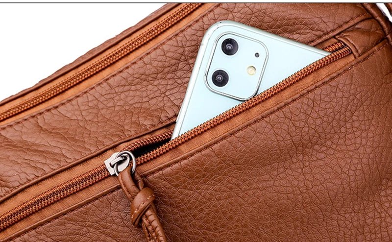 Winter New Shoulder Bag For Women Soft PU Leather Crossbody Bag Vintage Messenger Bag Lady Handbag Brands Lady Pouch