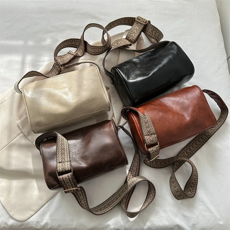 Vintage PU Leather Boston Women Small Handbag and Purse Fashion Designer Crossbody Bag Female Casual Travel Pillow Shoulder Bag Vintage PU Leather Boston Women Small Handbag and Purse Fashion Designer Crossbody Bag Female Casual Travel Pillow Shoulder Bag