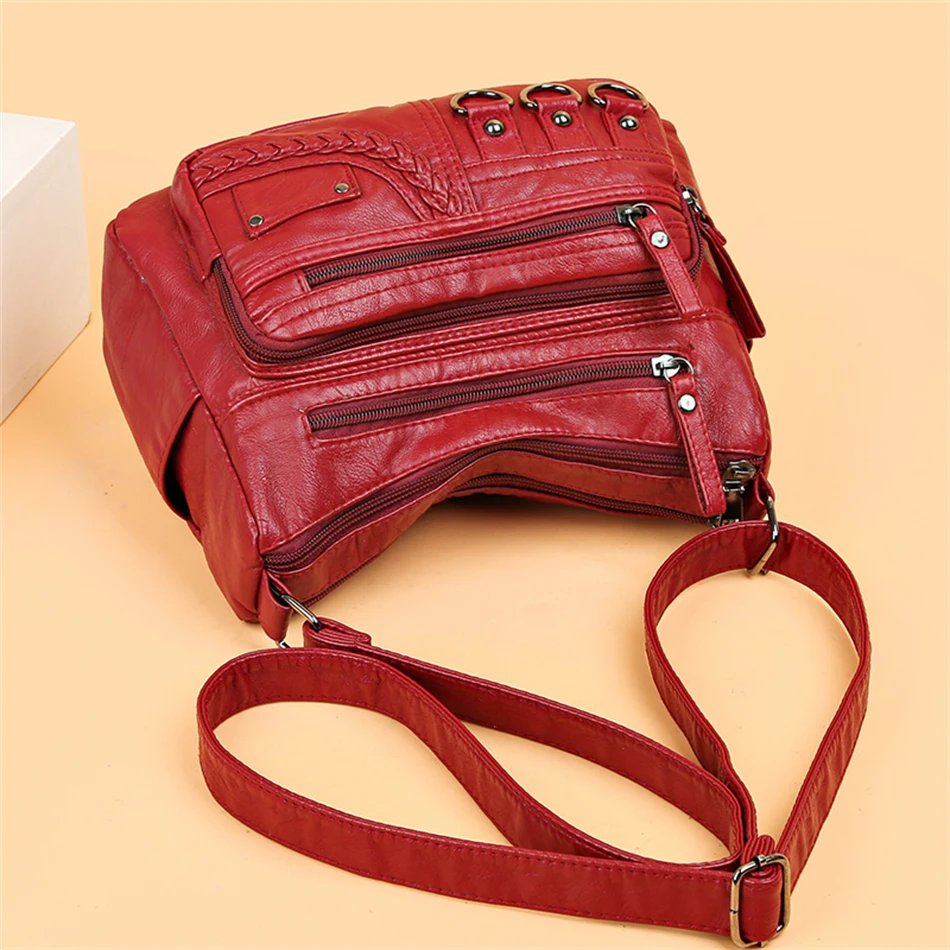 Pu Leather Luxury Purses and Handbags 2023 High Quality Women's Bag Design Multi-pocket Ladies Crossbody Shoulder Bags
