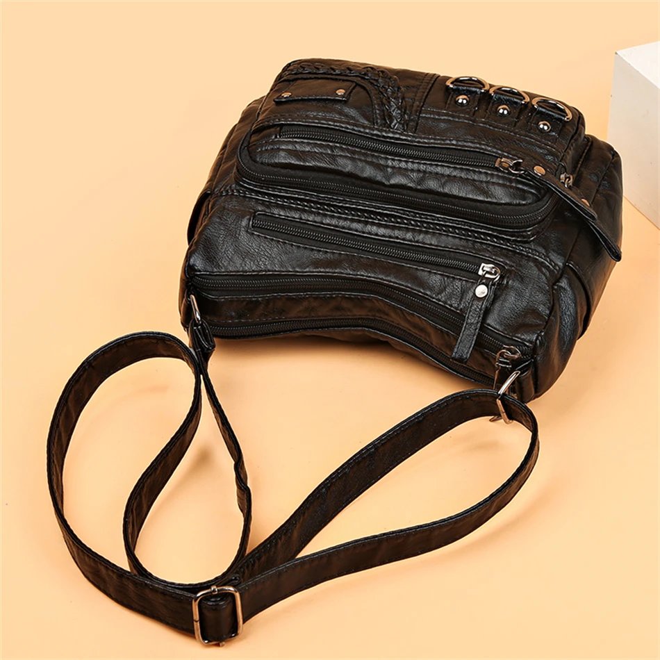 Pu Leather Luxury Purses and Handbags 2023 High Quality Women's Bag Design Multi-pocket Ladies Crossbody Shoulder Bags