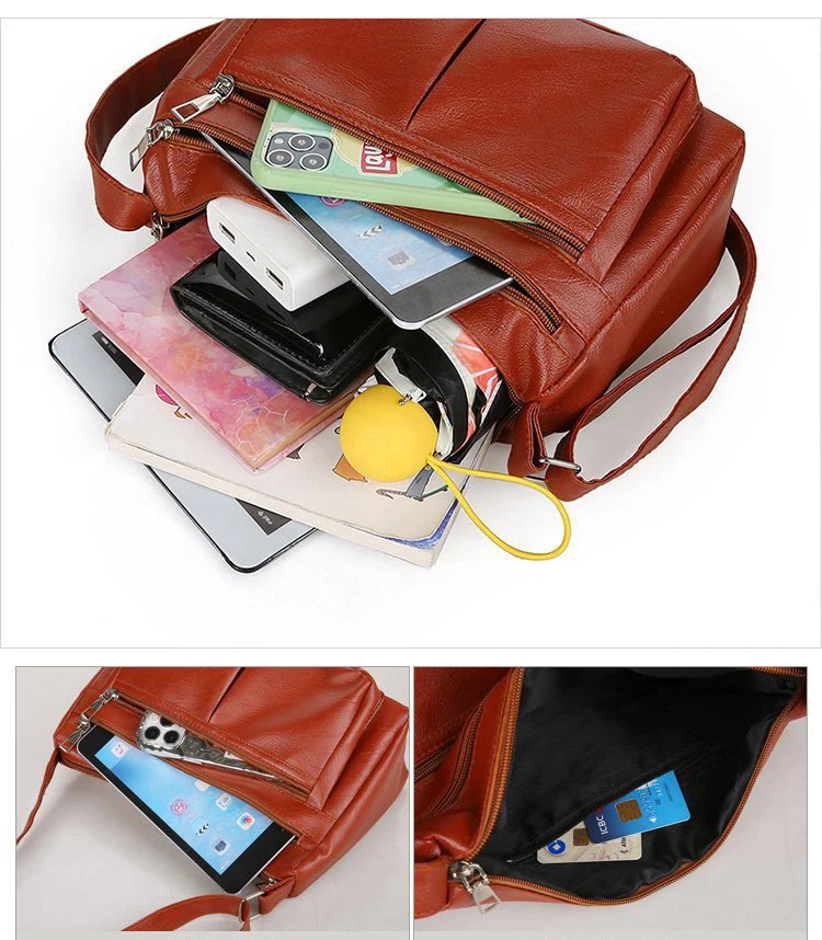 新款女士包包潮流韩版单肩包设计师奢侈品牌女士手提包软皮时尚百搭斜挎包