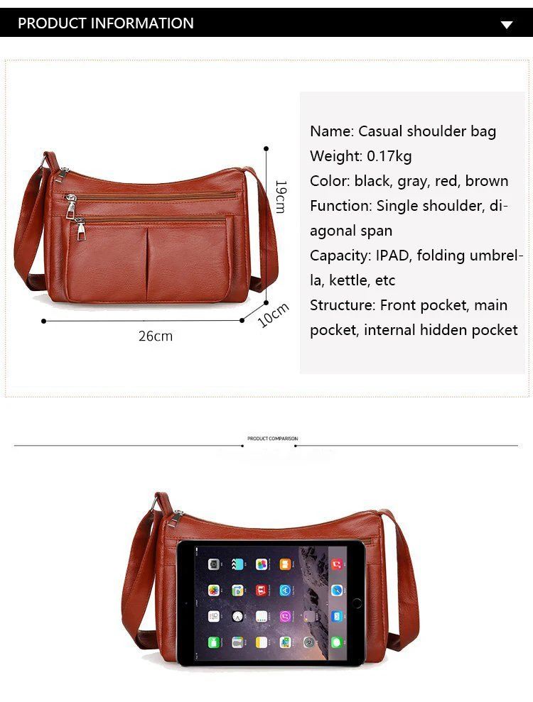 新款女士包包潮流韩版单肩包设计师奢侈品牌女士手提包软皮时尚百搭斜挎包