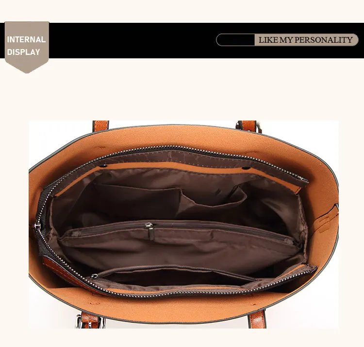 女士单肩包 油蜡皮手提包 托特包 斜挎包 女士奢华手提包 女包 设计师手提包 高品质