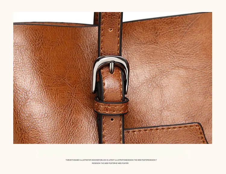 女士单肩包 油蜡皮手提包 托特包 斜挎包 女士奢华手提包 女包 设计师手提包 高品质