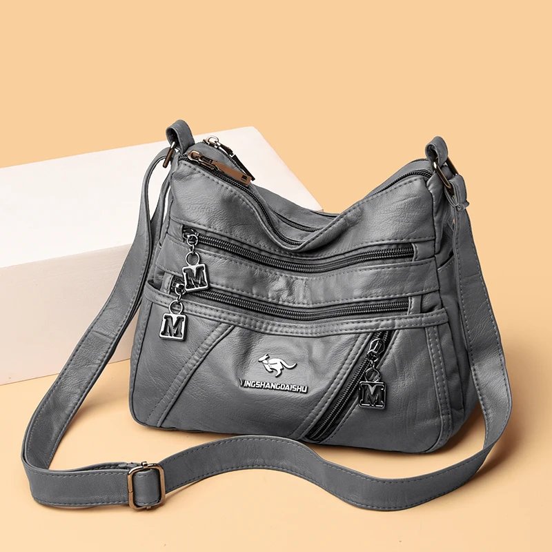 High Quality Soft Leather Handbag Wallet 2023 Luxury Designer Multi Pocket Women's One Shoulder Crossbody Bag Fashion Women Bag High Quality Soft Leather Handbag Wallet 2023 Luxury Designer Multi Pocket Women's One Shoulder Crossbody Bag Fashion Women Bag