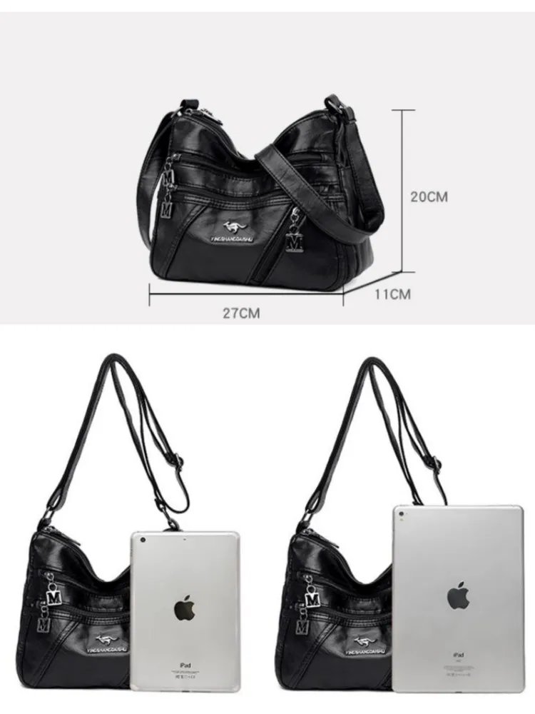 High Quality Soft Leather Handbag Wallet 2023 Luxury Designer Multi Pocket Women's One Shoulder Crossbody Bag Fashion Women Bag High Quality Soft Leather Handbag Wallet 2023 Luxury Designer Multi Pocket Women's One Shoulder Crossbody Bag Fashion Women Bag