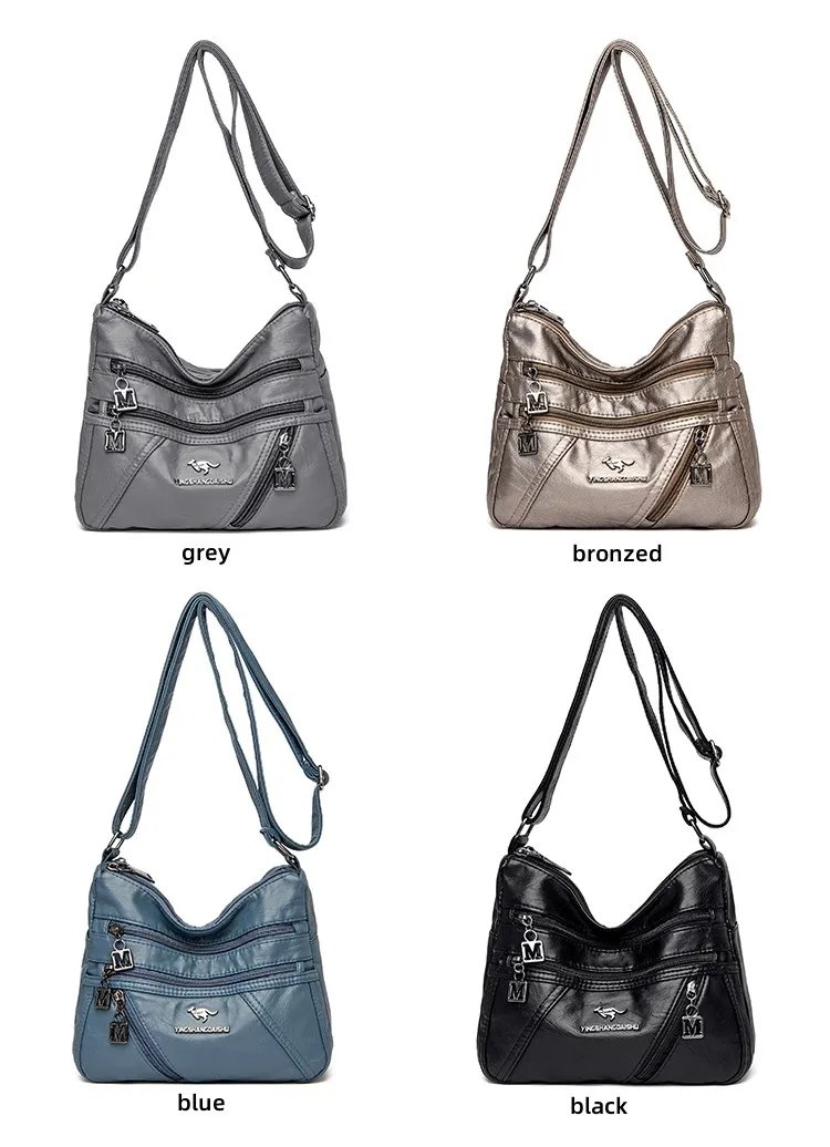 High Quality Soft Leather Handbag Wallet 2023 Luxury Designer Multi Pocket Women's One Shoulder Crossbody Bag Fashion Women Bag High Quality Soft Leather Handbag Wallet 2023 Luxury Designer Multi Pocket Women's One Shoulder Crossbody Bag Fashion Women Bag