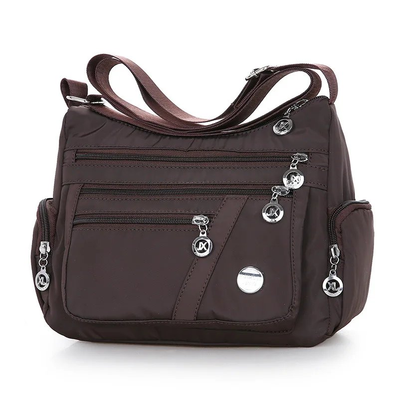Oxford Waterproof Shoulder Bag Women Casual Crossbody Bag Multifunction Shopping Handbag Large Capacity Messenger Bag