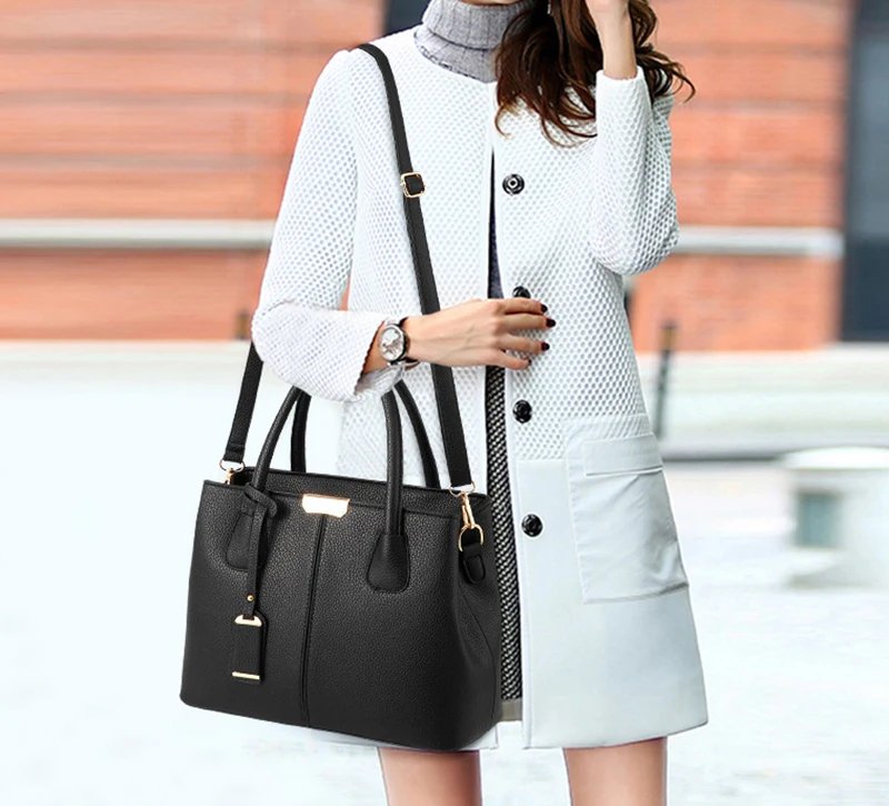 Women PU Leather Handbags Ladies Large Tote Bag Female Square Shoulder Bags Bolsas Femininas Sac New Fashion Crossbody Bags